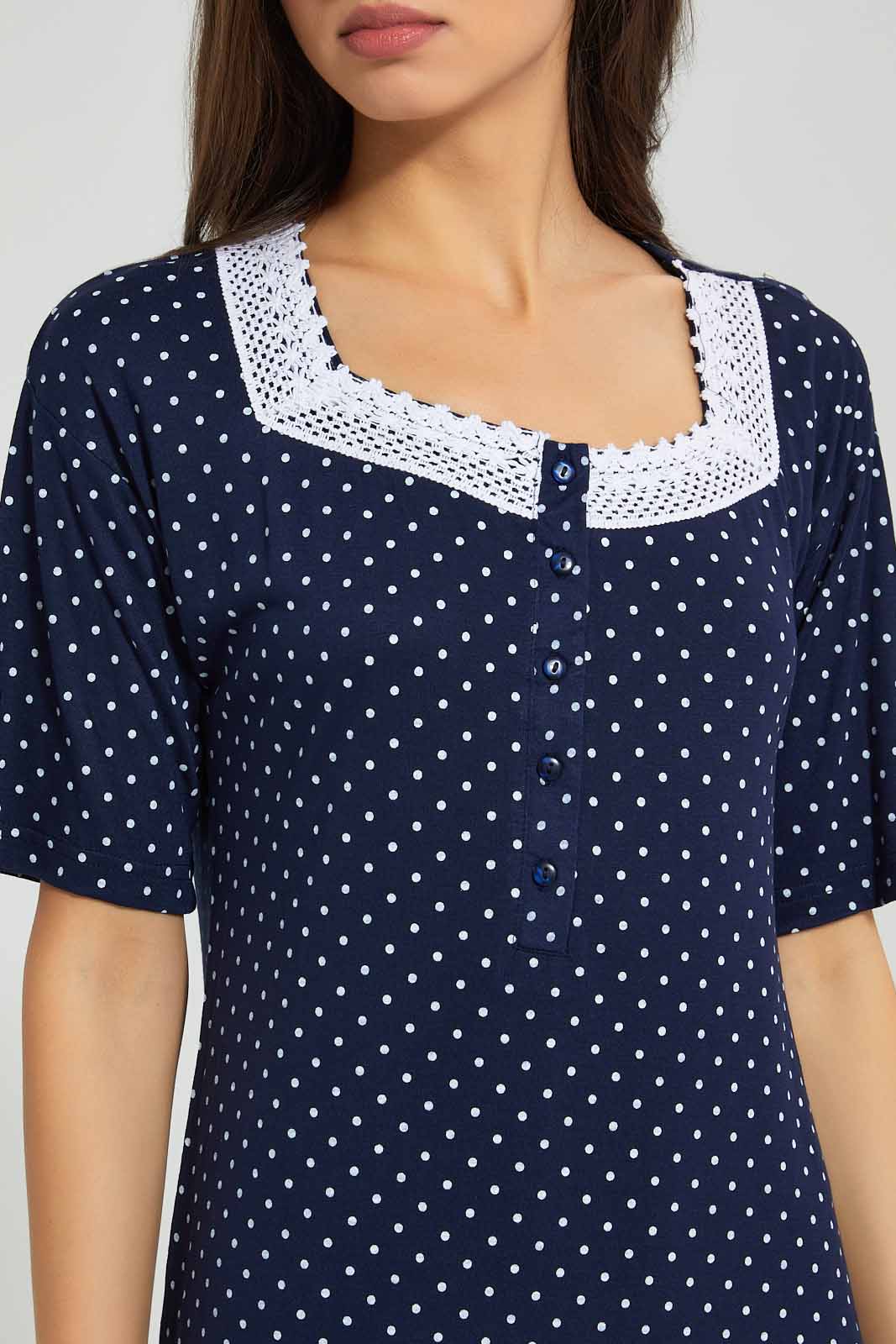 Redtag-Allover-Printed-Nightgown-Nightgowns-Women's-