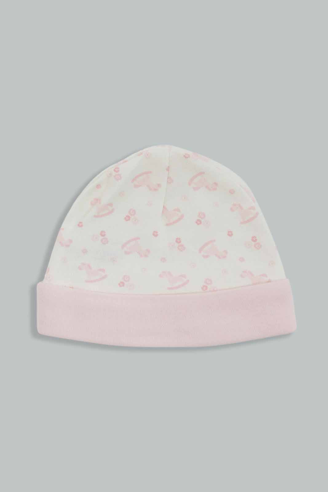 Redtag-Pink-6-Pcs-Quilted-Giftset-Category:Gift-Sets,-Colour:Pink,-Deals:Sale,-Filter:Baby-(0-to-12-Mths),-NBG-Gift-Sets,-S22A,-Sale-NBB-APL,-Section:Girls-(0-to-14Yrs)-Baby-0 to 12 Months