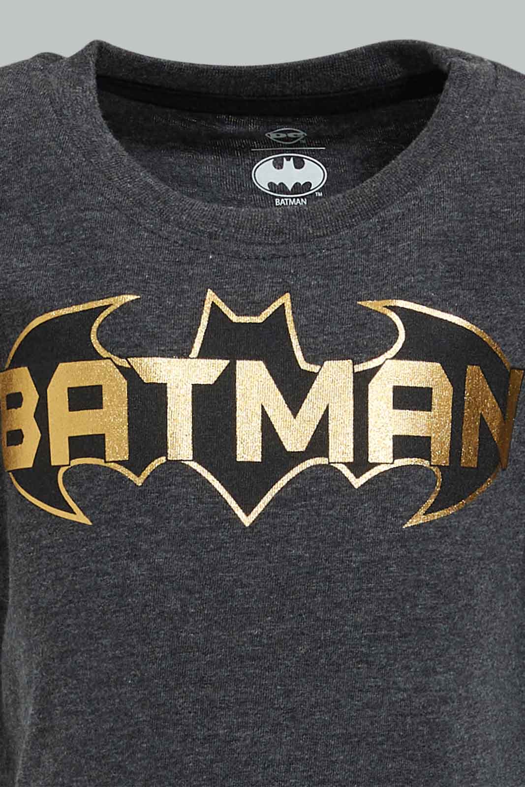 Redtag-Charcoal-Mel-Batman-Ss-T-Shirt-Character,-Colour:Charcoal,-Filter:Infant-Boys-(3-to-24-Mths),-Infant-Boys-T-Shirts,-New-In,-New-In-INB,-Non-Sale,-S22B,-Section:Kidswear,-TBL-Infant-Boys-3 to 24 Months