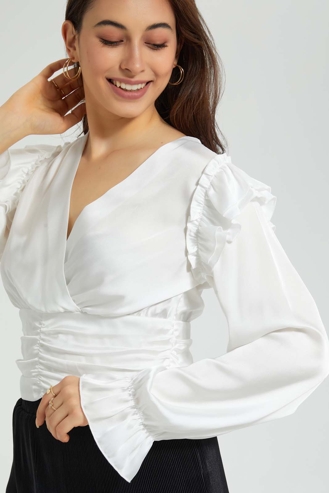 Redtag-White-Front-Detail-Top-Blouses-Women's-