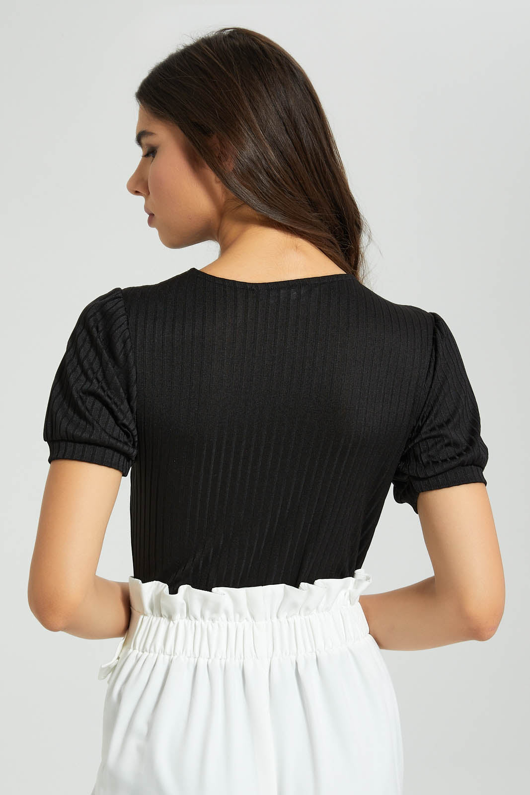 Redtag-Front-Neck-Cut-Out-Bodysuit-Tops-Women's-
