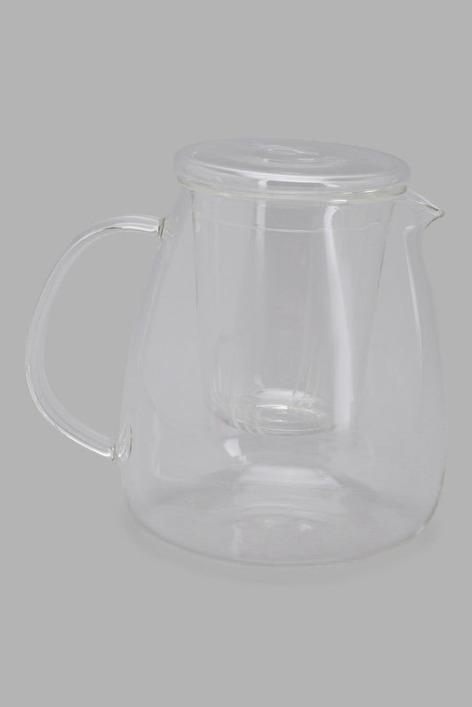 Clear Glass Teapot With Infuser (3 Piece)