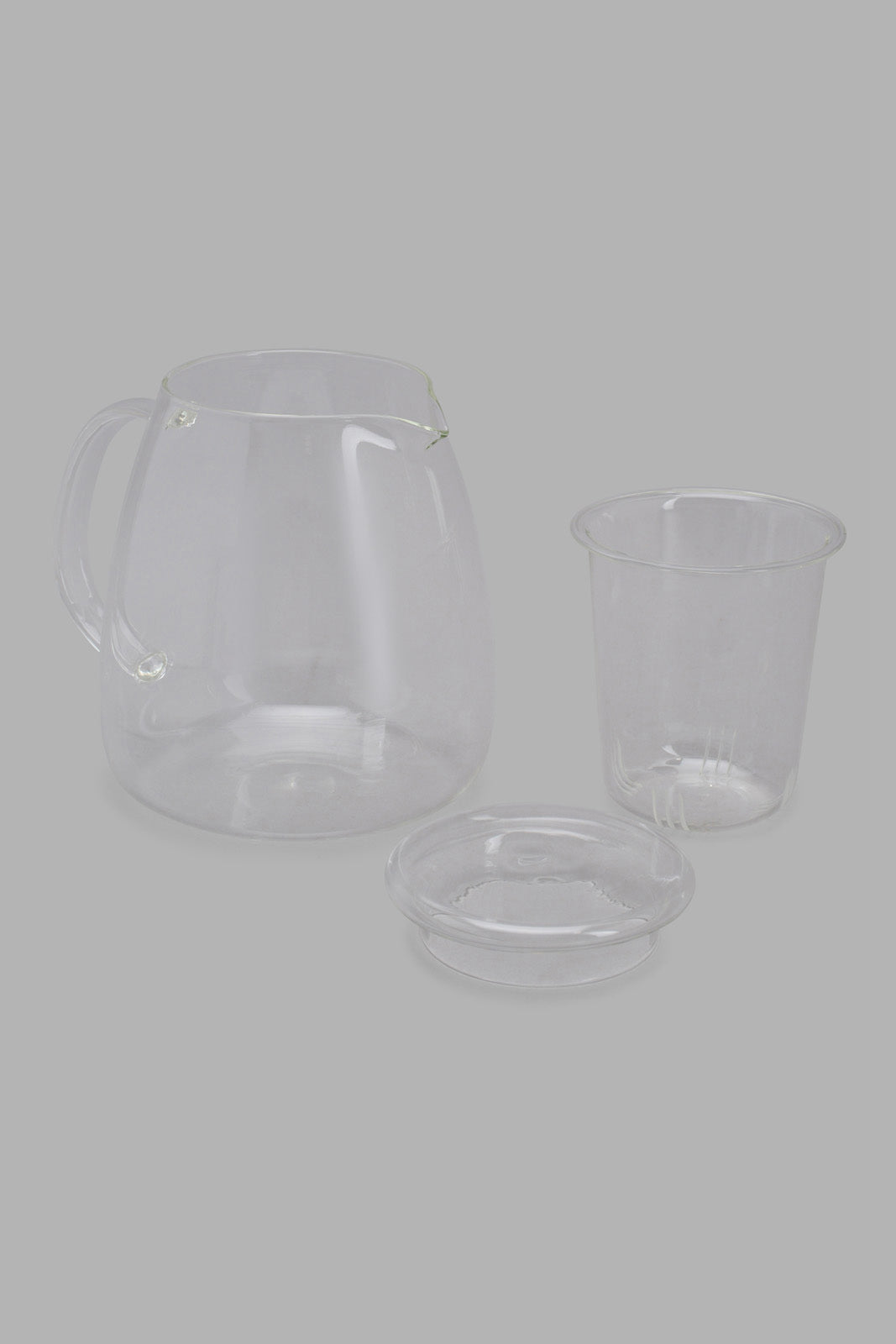 Clear Glass Teapot With Infuser (3 Piece)