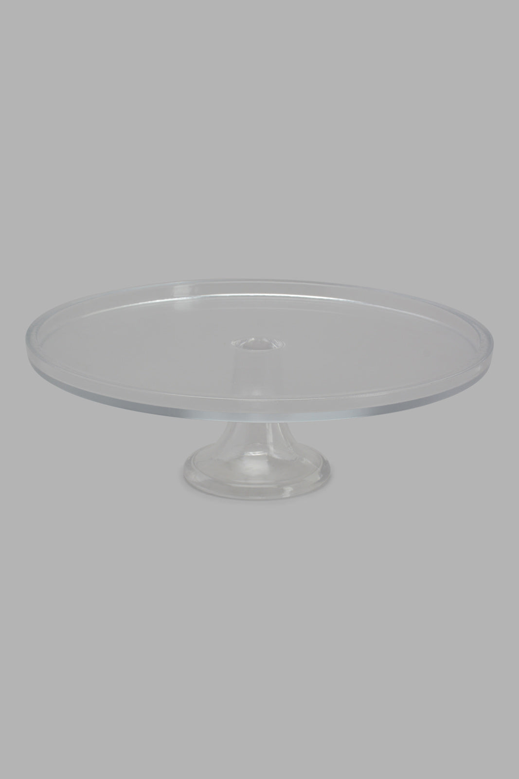 Redtag-Clear-Glass-Cake-Stand-Category:Bakeware,-Colour:Clear,-Filter:Home-Dining,-HMW-DIN-Serveware,-New-In,-New-In-HMW-DIN,-Non-Sale,-S22C,-Section:Homewares-Home-Dining-