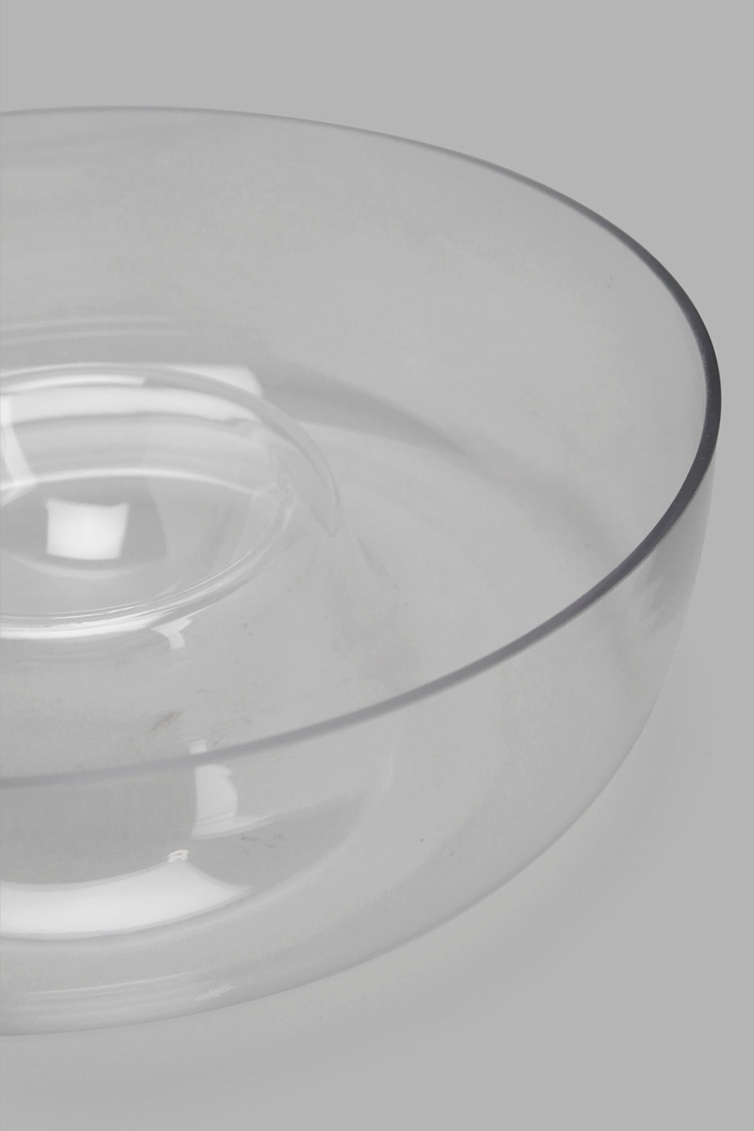 Redtag-Clear-Glass-Salad-Bowl-With-Wooden-Tray-Category:Bowls,-Colour:Clear,-Filter:Home-Dining,-HMW-DIN-Serveware,-Non-Sale,-S22C,-Section:Homewares-Home-Dining-