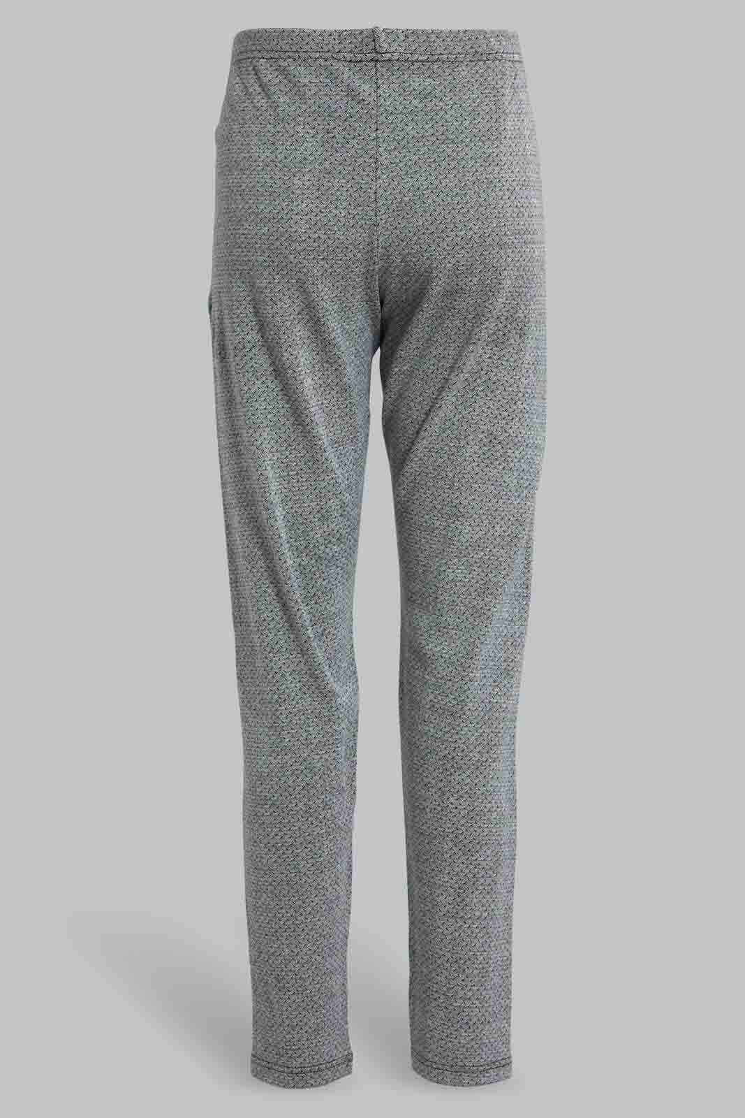 Redtag-Jacquard-Legging-Leggings-Senior-Girls-9 to 14 Years
