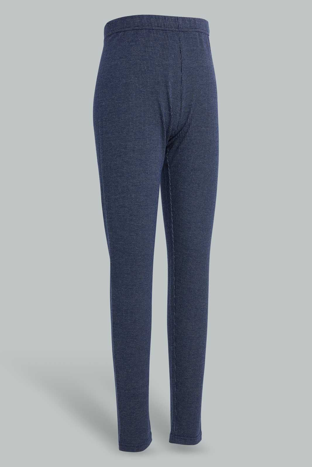 Redtag-Jacquard-Legging-Leggings-Senior-Girls-9 to 14 Years