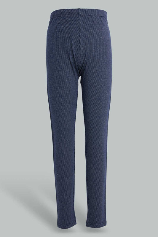 Redtag-Jacquard-Legging-Leggings-Senior-Girls-9 to 14 Years