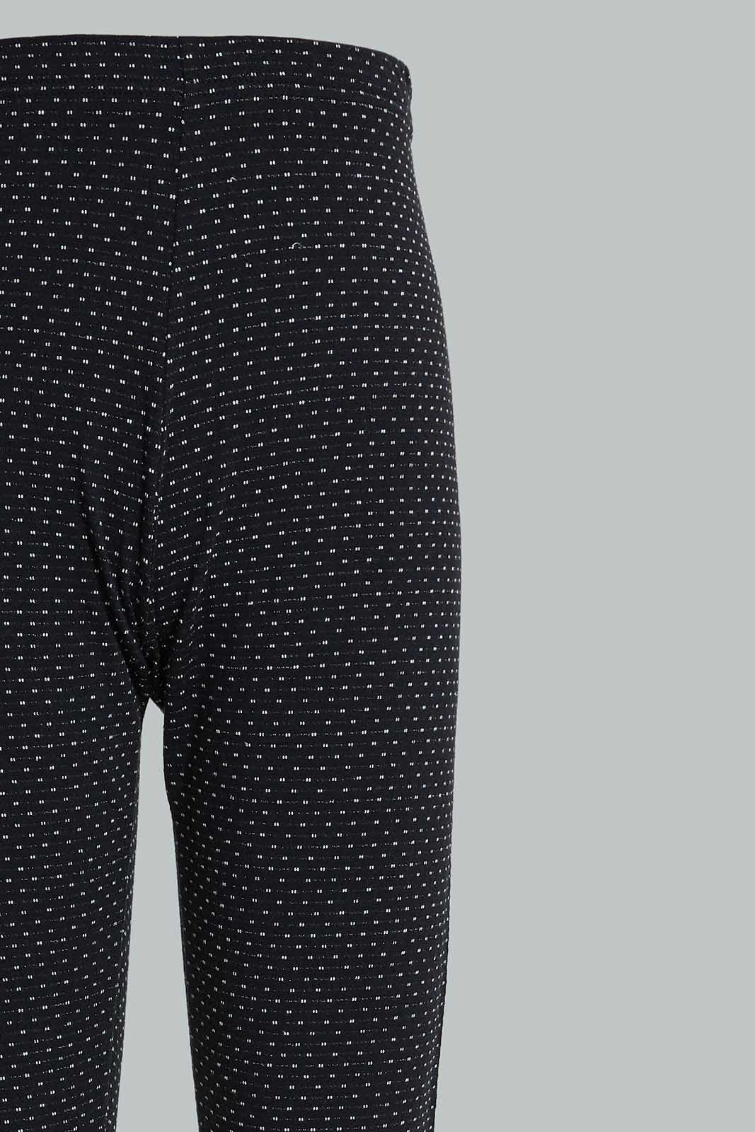 Redtag-Jacquard-Legging-Leggings-Senior-Girls-9 to 14 Years