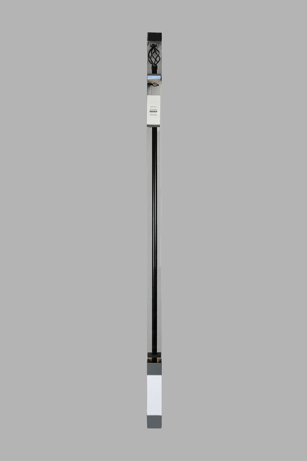 Redtag-Black-Powder-Coated-Finish-Extendable-Single-Curtain-Rod-(Long)-Colour:Black,-Filter:Home-Bedroom,-HMW-BED-Curtain-Rods,-New-In,-New-In-HMW-BED,-Non-Sale,-S22B,-Section:Homewares-Home-Bedroom-