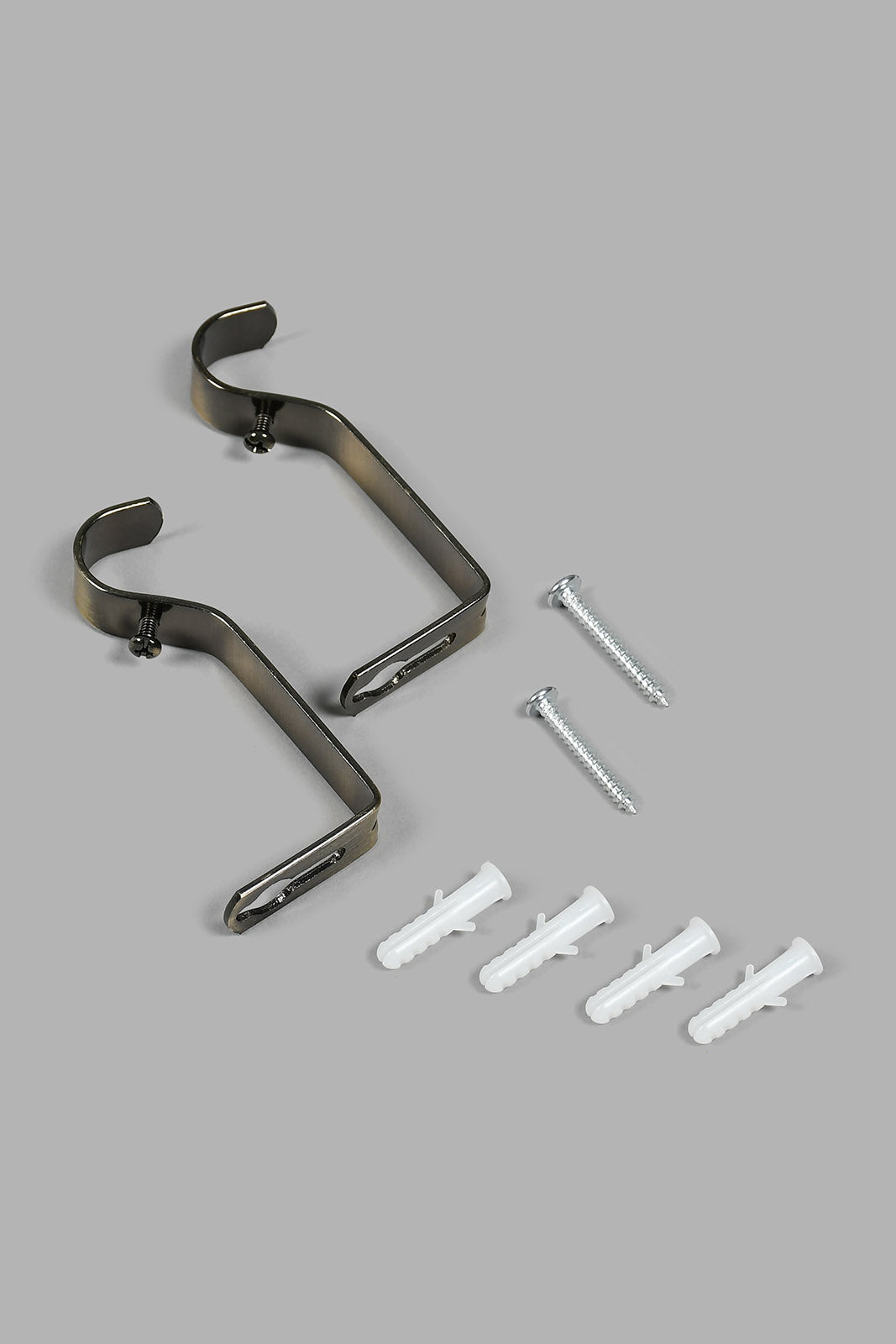 Redtag-Bronze-Satin-Finish-Extendable-Sinlge-Curtain-Rod-With-Finial-Colour:Bronze,-Filter:Home-Bedroom,-HMW-BED-Curtain-Rods,-New-In,-New-In-HMW-BED,-Non-Sale,-S22B,-Section:Homewares-Home-Bedroom-