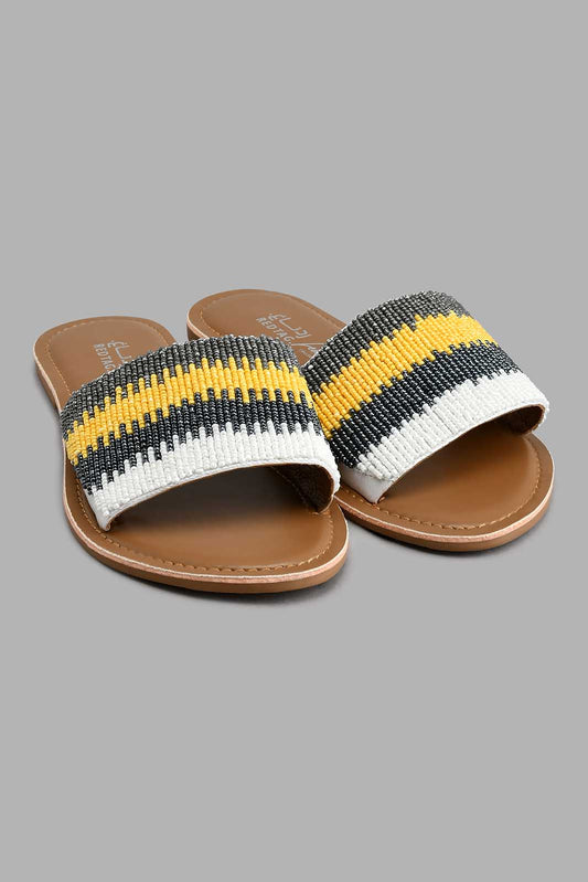 Redtag-Assorted-Embellished-Mule-Colour:Assorted,-Filter:Women's-Footwear,-New-In,-New-In-Women-FOO,-Non-Sale,-S22B,-Section:Women,-Women-Casual-Sandals-Women's-