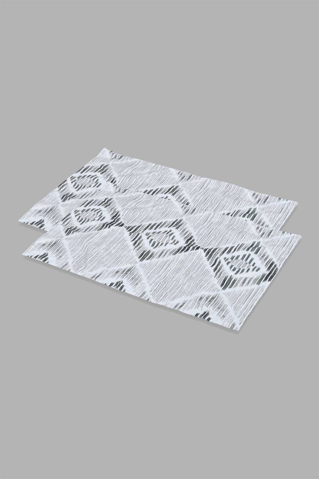 Redtag-Grey-Geometric-Print-6-Piece-Comforter-Set-(Double-Size)-Comforters-Home-Bedroom-