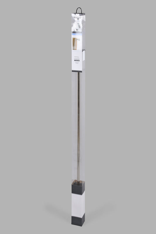 Redtag-Silver-Satin-Finish-Extendable-Single-Curtain-Rod-With-Crystal-Finial-Curtain-Rods-Home-Bedroom-