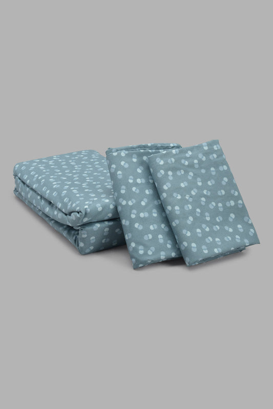 Redtag-Multicolour-King-Geometric-Print-Flat-Sheet-Set-(3-Piece)-365,-Category:Flat-Sheets,-Colour:Multicolour,-Filter:Home-Bedroom,-HMW-BED-Flat-Sheets,-New-In,-New-In-HMW-BED,-Non-Sale,-Section:Homewares-Home-Bedroom-