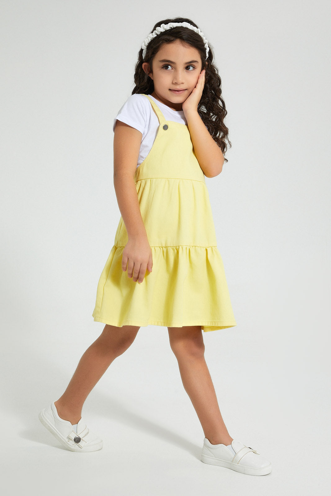 Redtag-Assorted-T-Shirt-&-Dress-Casual-Set-Sets-Girls-2 to 8 Years
