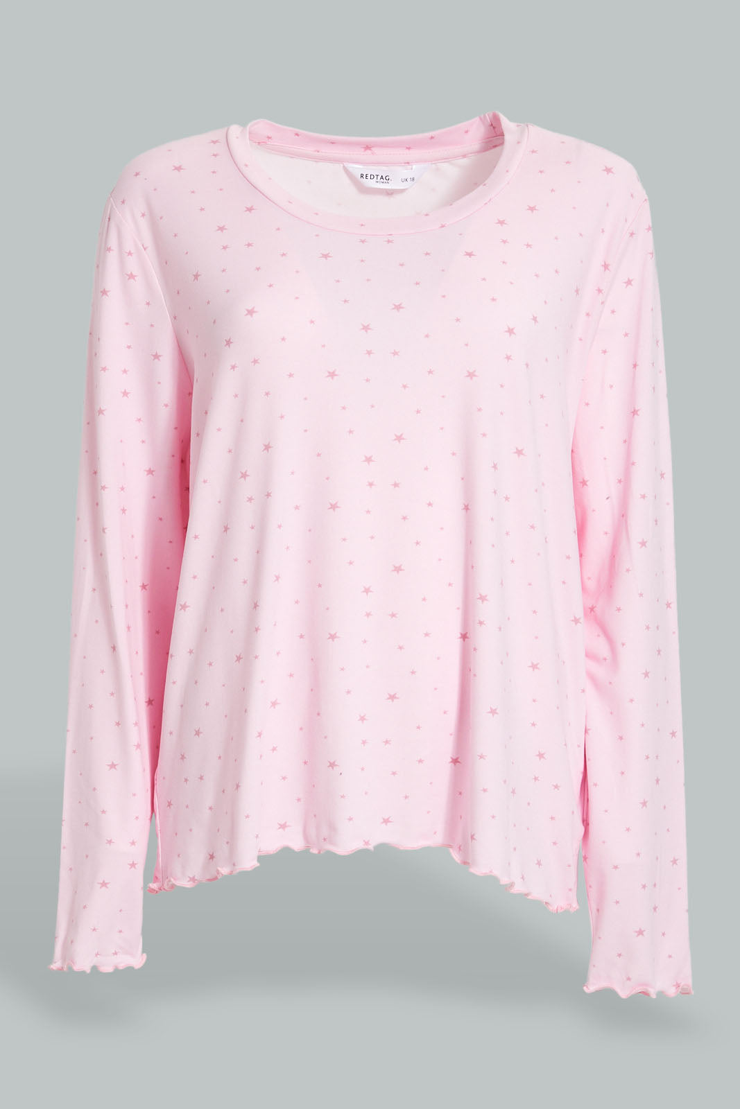 Redtag-Pink-Star-Printed-Top-And-Short-Set-Cami-Sets-Women's-