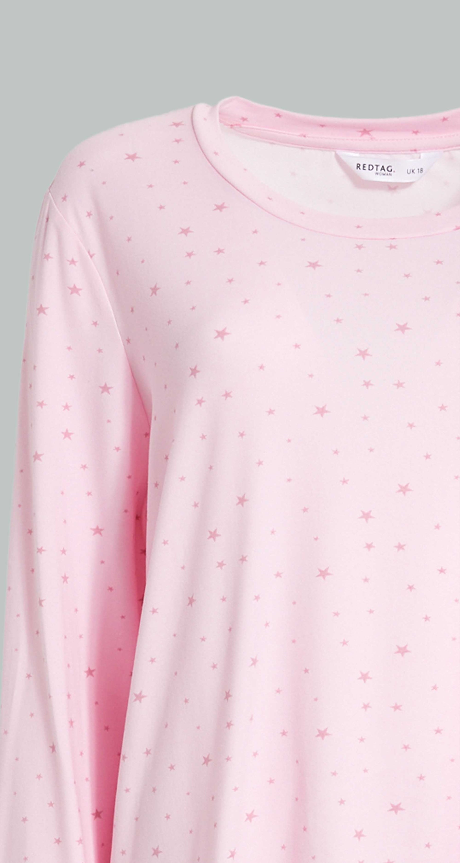 Redtag-Pink-Star-Printed-Top-And-Short-Set-Cami-Sets-Women's-