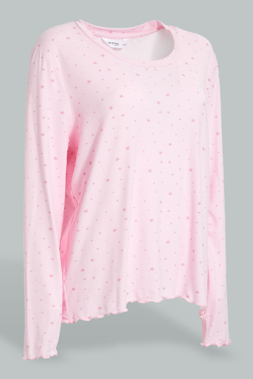 Redtag-Pink-Star-Printed-Top-And-Short-Set-Cami-Sets-Women's-