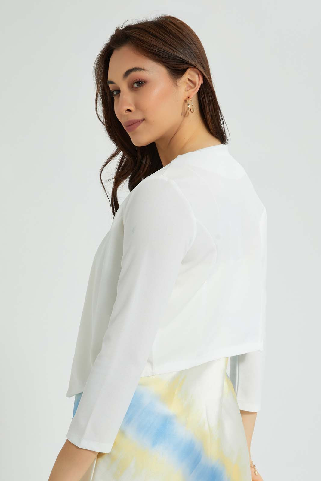 Redtag-White-Cropped-Jacket-Jackets-Women's-