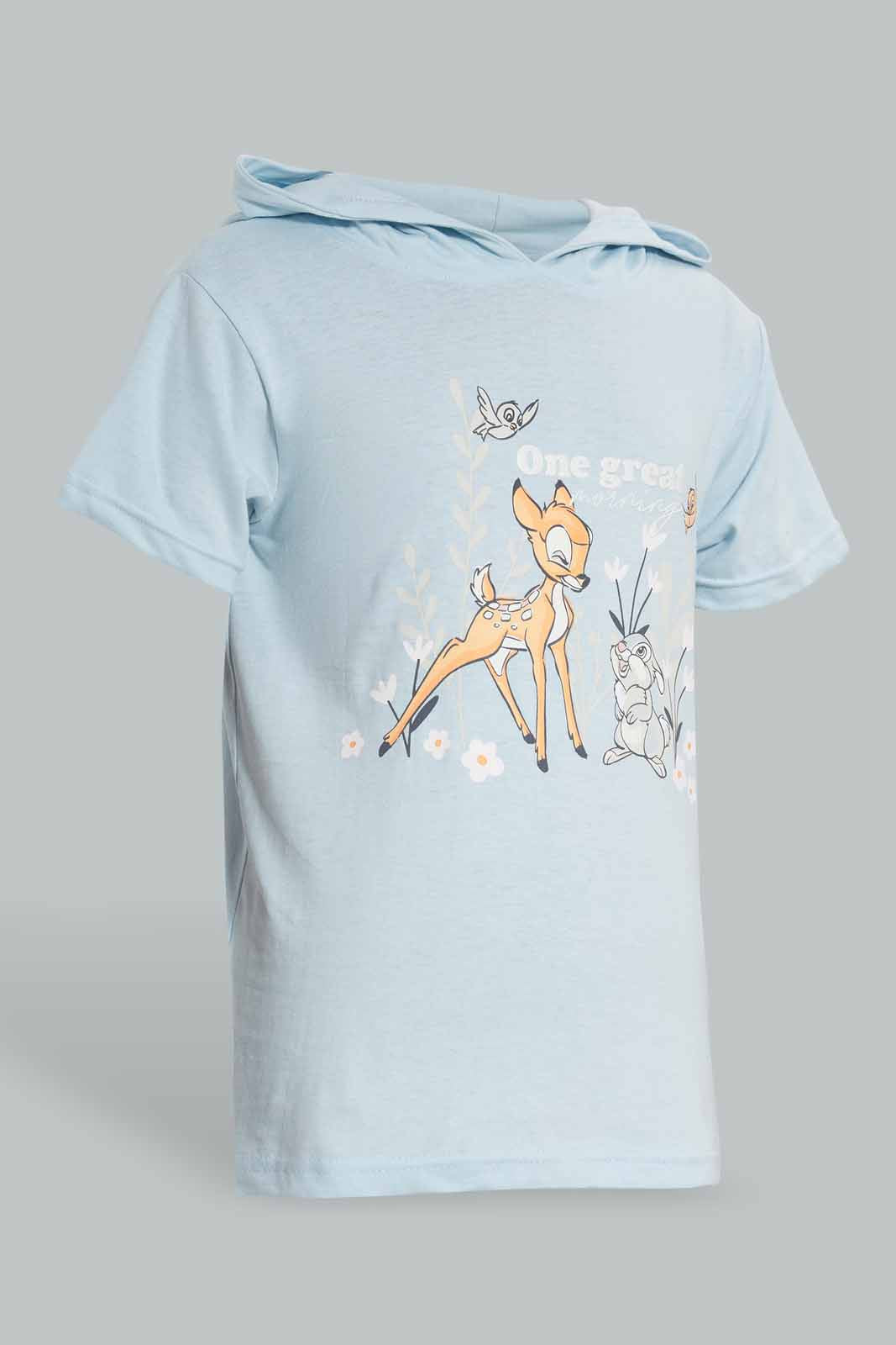 Redtag-Blue-And-Pink-Bambi-Pajama-Set-(2-Piece)-Bundle,-Category:Pyjama-Sets,-CHR,-Colour:Blue,-Colour:Pink,-Deals:Sale,-Filter:Senior-Girls-(8-to-14-Yrs),-GSR-Pyjama-Sets,-S22B,-Sale-GSR-APL,-Section:Girls-(0-to-14Yrs)-Senior-Girls-9 to 14 Years