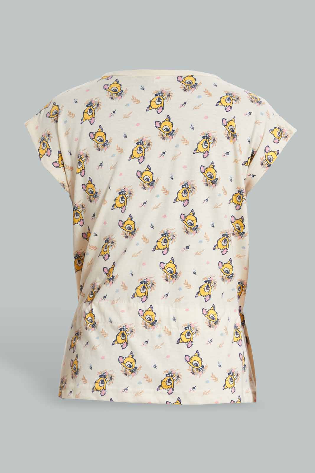 Redtag-Beige-Bambi-Pajama-Set-(2-Piece)-Bundle,-Category:Pyjama-Sets,-CHR,-Colour:Beige,-Deals:Sale,-Filter:Senior-Girls-(8-to-14-Yrs),-GSR-Pyjama-Sets,-S22B,-Sale-GSR-APL,-Section:Girls-(0-to-14Yrs)-Senior-Girls-9 to 14 Years