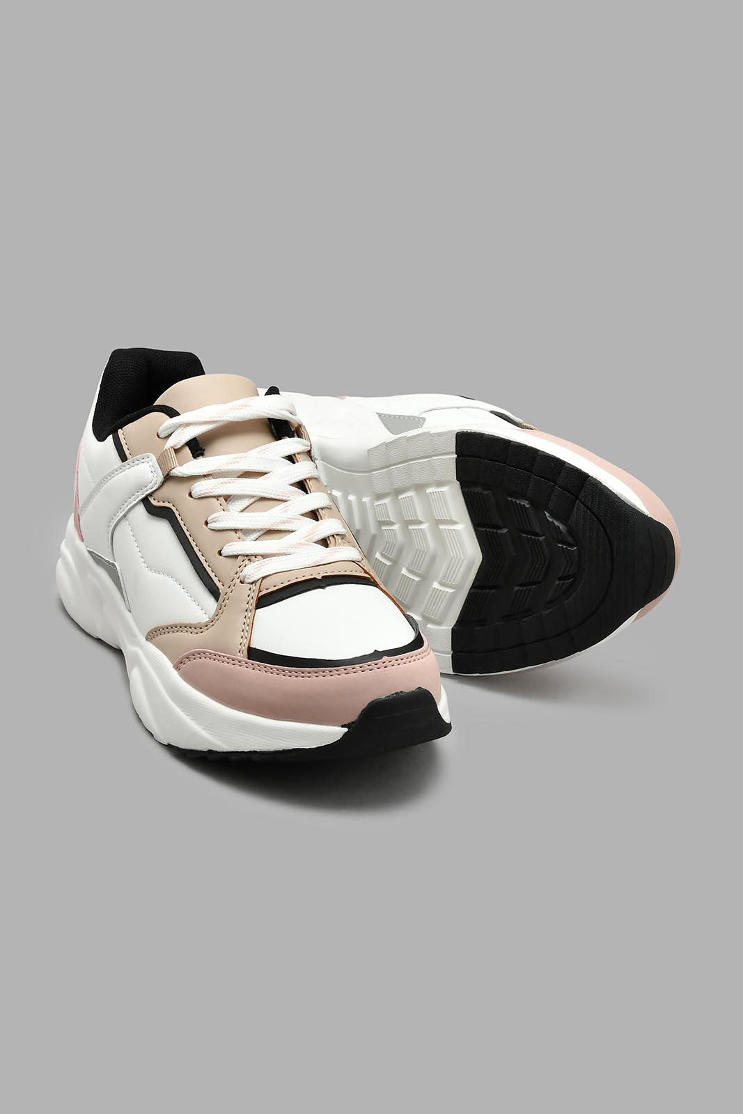 Redtag-Assorted-Chunky-Lace-Up-Sneaker-Colour:Assorted,-Filter:Women's-Footwear,-New-In,-New-In-Women-FOO,-Non-Sale,-S22A,-Section:Women,-Women-Trainers-Women's-