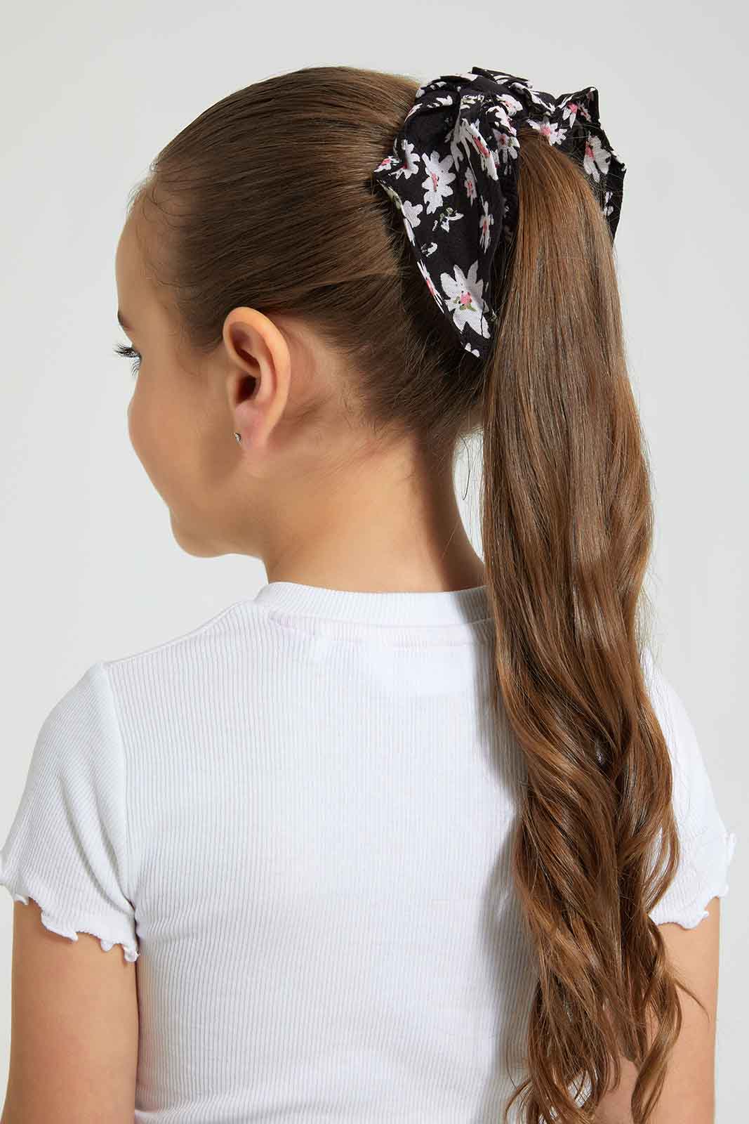 Redtag-Multi-Colored-Printed-Trouser-With-Hair-Accessories-Colour:Assorted,-Filter:Girls-(2-to-8-Yrs),-Girls-Trousers,-New-In,-New-In-GIR,-Non-Sale,-S22A,-Section:Kidswear-Girls-2 to 8 Years