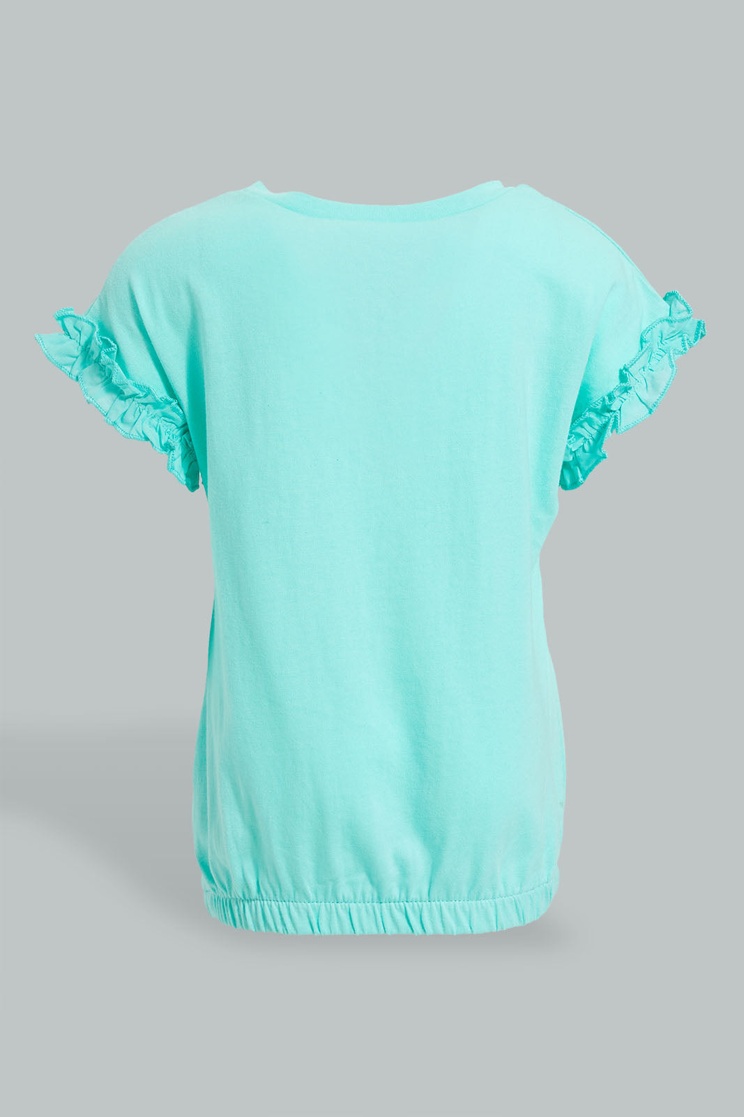 Redtag-Mint-Elasticated-Hem-Jersey-Top-Colour:Mint,-Filter:Infant-Girls-(3-to-24-Mths),-Infant-Girls-Blouses,-New-In,-New-In-ING,-Non-Sale,-S22B,-Section:Kidswear-Infant-Girls-3 to 24 Months