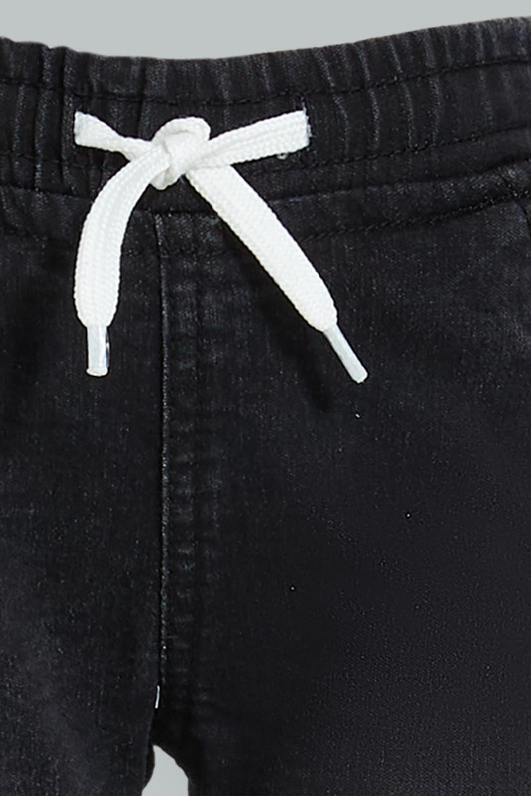 Redtag-Charcoal-Pull-On-Denim-Pant-Colour:Charcoal,-Filter:Infant-Boys-(3-to-24-Mths),-Infant-Boys-Jeans,-New-In,-New-In-INB,-Non-Sale,-S22B,-Section:Kidswear-Infant-Boys-3 to 24 Months