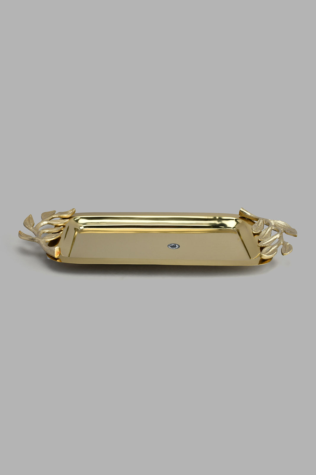 Redtag-Gold-Rectangle-Tray-(Medium)-Category:Trays,-Colour:Gold,-DANDELION,-Filter:Home-Dining,-HMW-DIN-Sew-Serveware,-New-In,-New-In-HMW-DIN,-Non-Sale,-S22B,-Section:Homewares-Home-Dining-