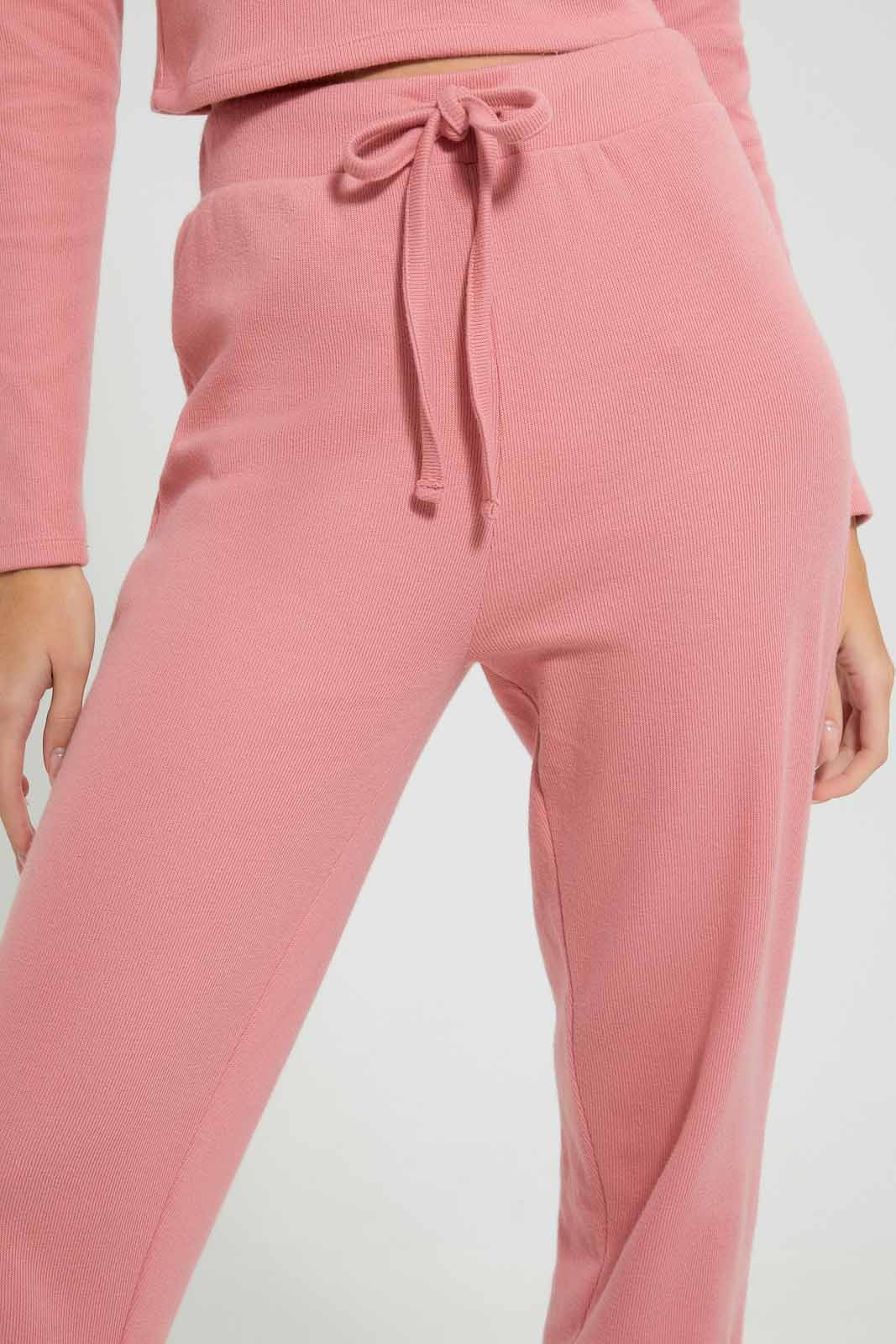 Redtag-Pink-Knitted-Trouser-Trousers-Women's-