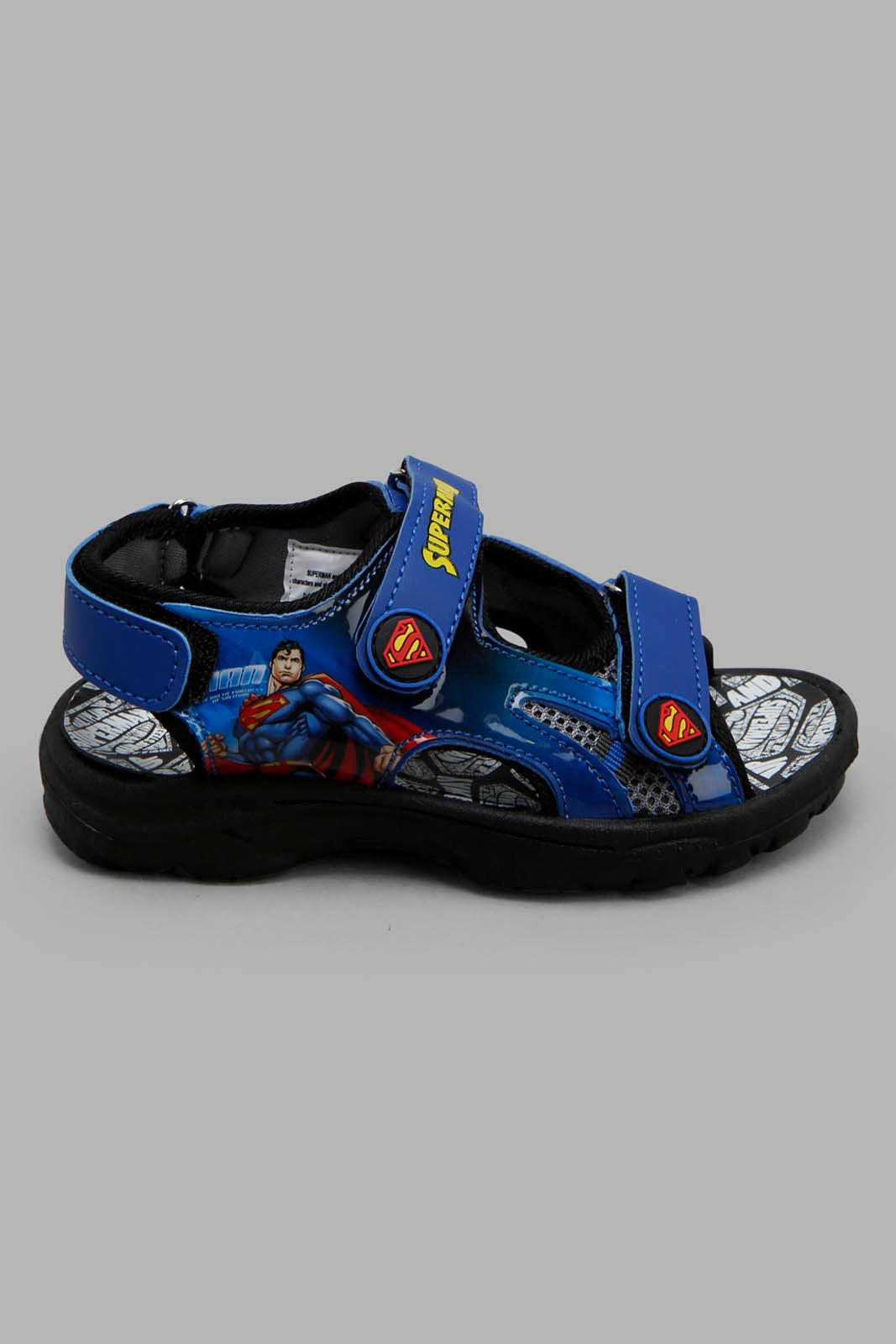 Redtag-Blue-Superman-Character-Sandal-BOY-Sandals,-Bundle,-Category:Sandals,-CHR,-Colour:Blue,-Deals:2-For-90,-Deals:New-In,-Filter:Boys-Footwear-(3-to-5-Yrs),-New-In-BOY-FOO,-S22C,-Section:Boys-(0-to-14Yrs)-Boys-3 to 5 Years
