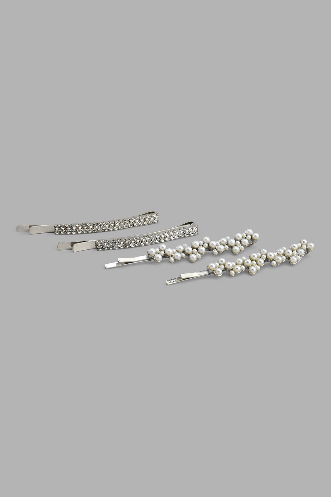 Redtag-Silver--Clips-Hair-Clips-Women-