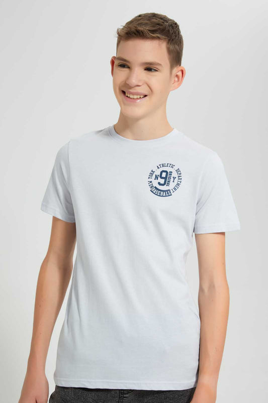 Redtag-Assorted-2-Pc-Pack-T-Shirt-Plain-T-Shirts-Senior-Boys-9 to 14 Years