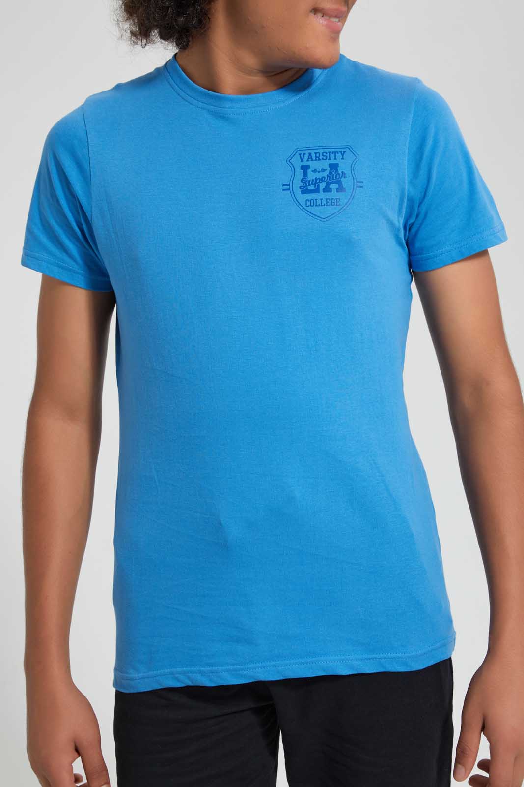 Redtag-Assorted-2-Pc-Pack-T-Shirt-Plain-Senior-Boys-9 to 14 Years