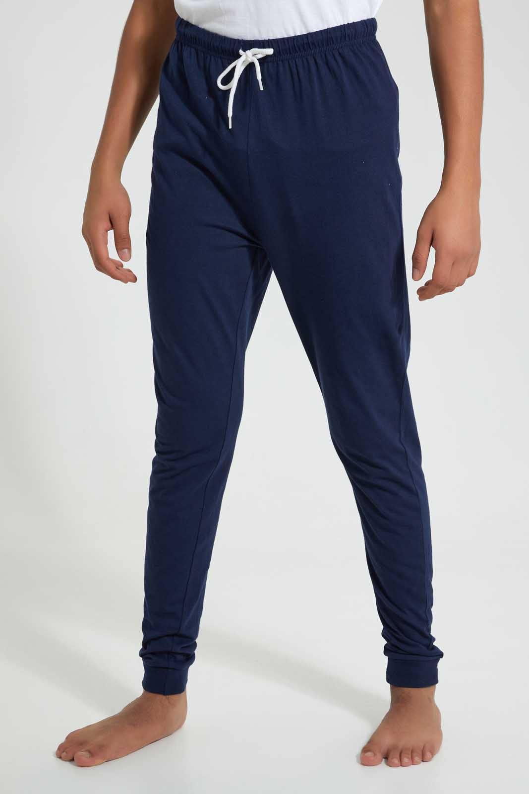 Redtag-Assorted-Basic-Night-Suit-Pyjama-Sets-Senior-Boys-9 to 14 Years