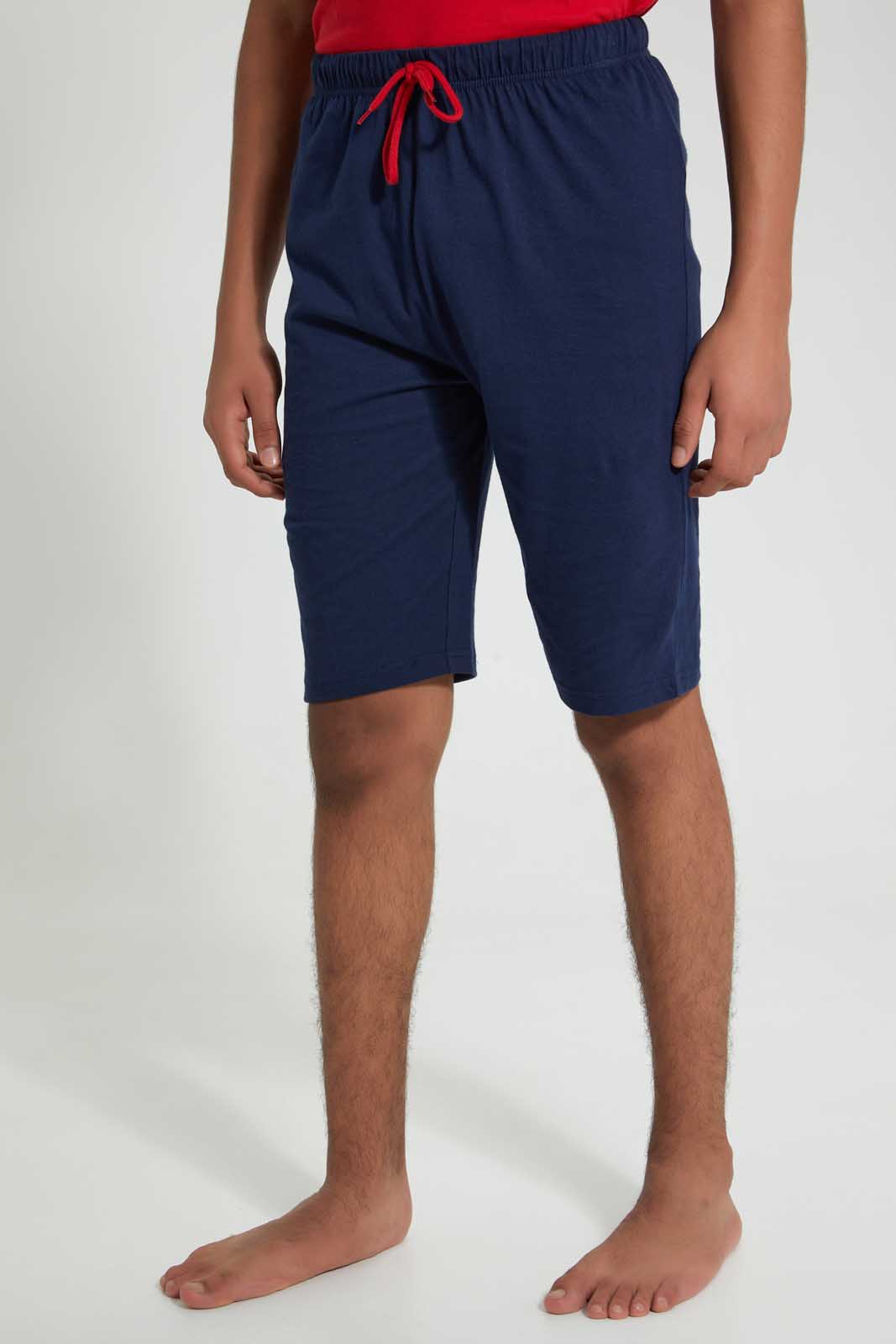 Redtag-Assorted-Basic-Night-Suit-Pyjama-Sets-Senior-Boys-9 to 14 Years