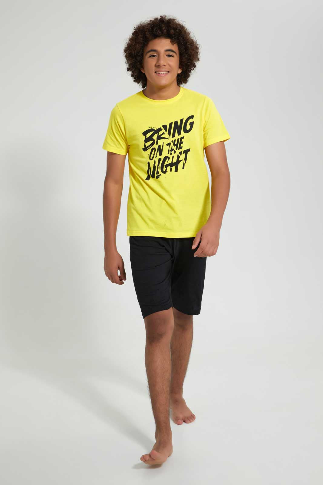 Redtag-Assorted-Basic-Night-Suit-Pyjama-Sets-Senior-Boys-9 to 14 Years