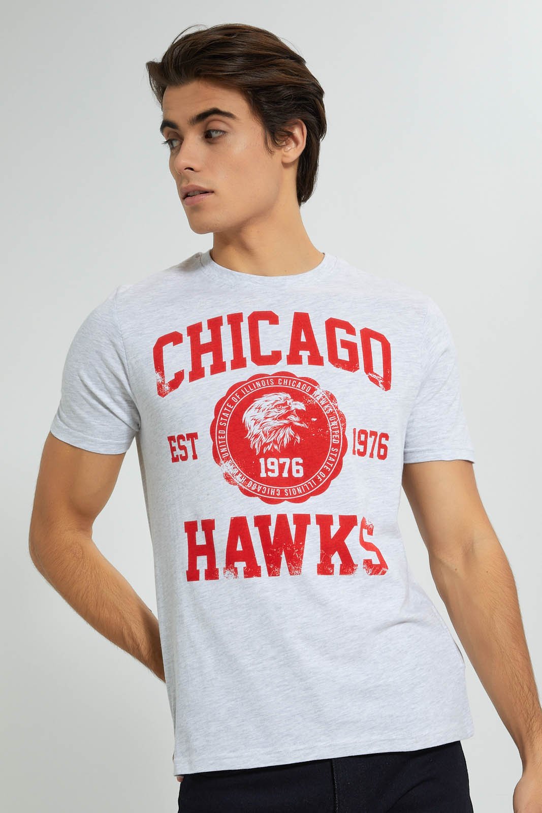 White Chicago Hawks T-Shirt
