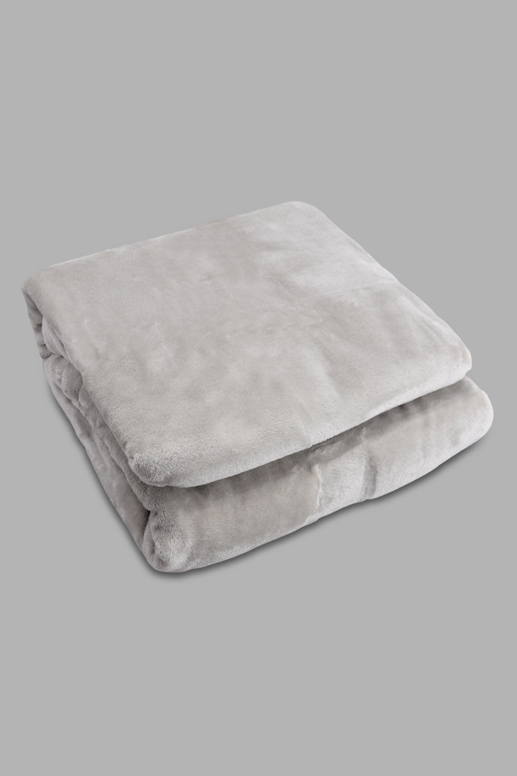 Grey Plain Ultra Soft Blanket (Single Size)