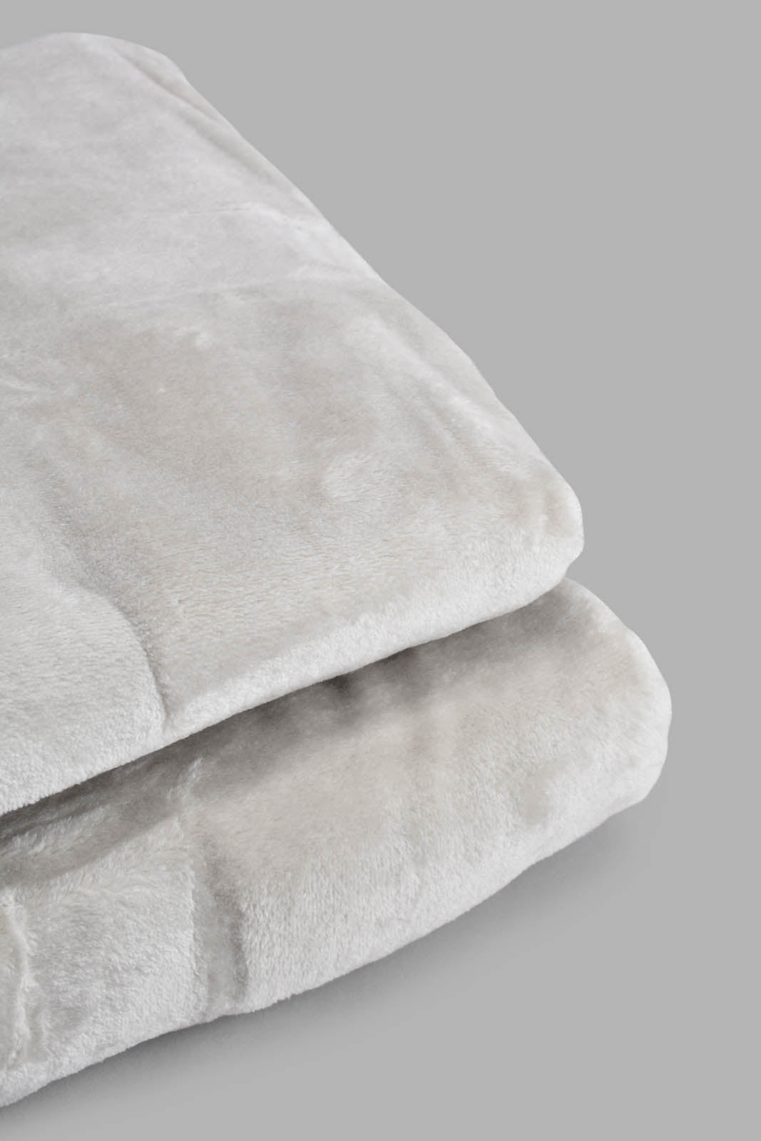Grey Plain Ultra Soft Blanket (Single Size)