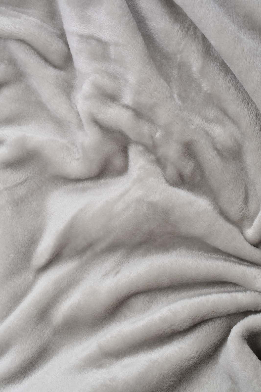Grey Plain Ultra Soft Blanket (Single Size)