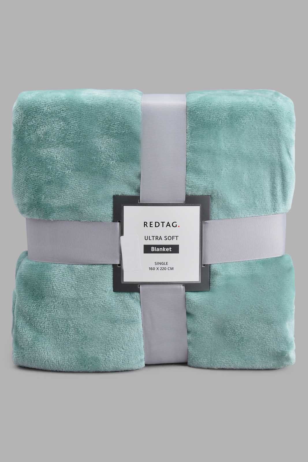 Teal Plain Ultra Soft Blanket (Single Size)