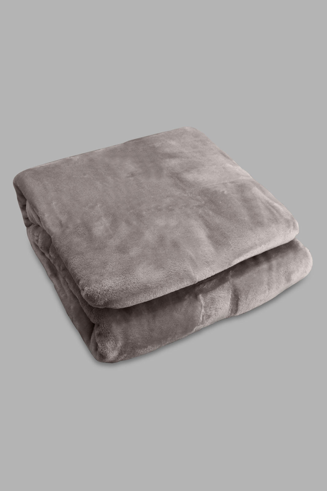 Grey Plain Ultra Soft Blanket (Double Size)