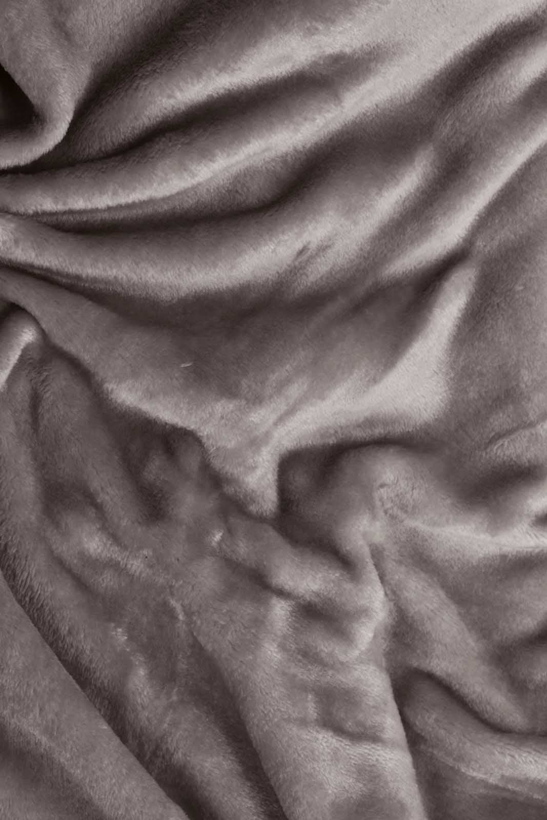 Grey Plain Ultra Soft Blanket (Double Size)