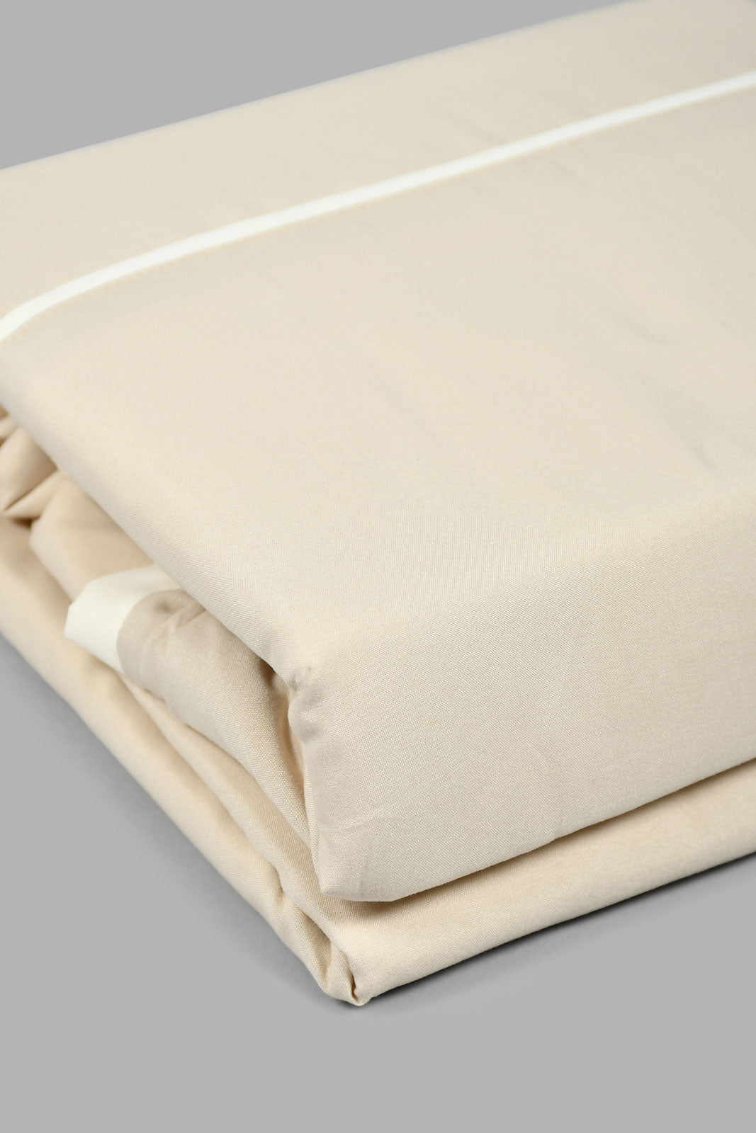 Redtag-Beige/Ivory-Reversible-3-Piece-Duvet-Cover-Set-(Double-Size)-Duvet-Covers-Home-Bedroom-