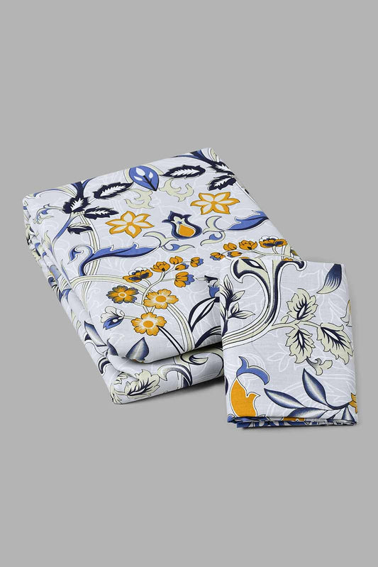 Redtag-Blue-Floral-Print-Reversible-2-Piece-Duvet-Cover-Set-(Single-Size)-Duvet-Covers-Home-Bedroom-