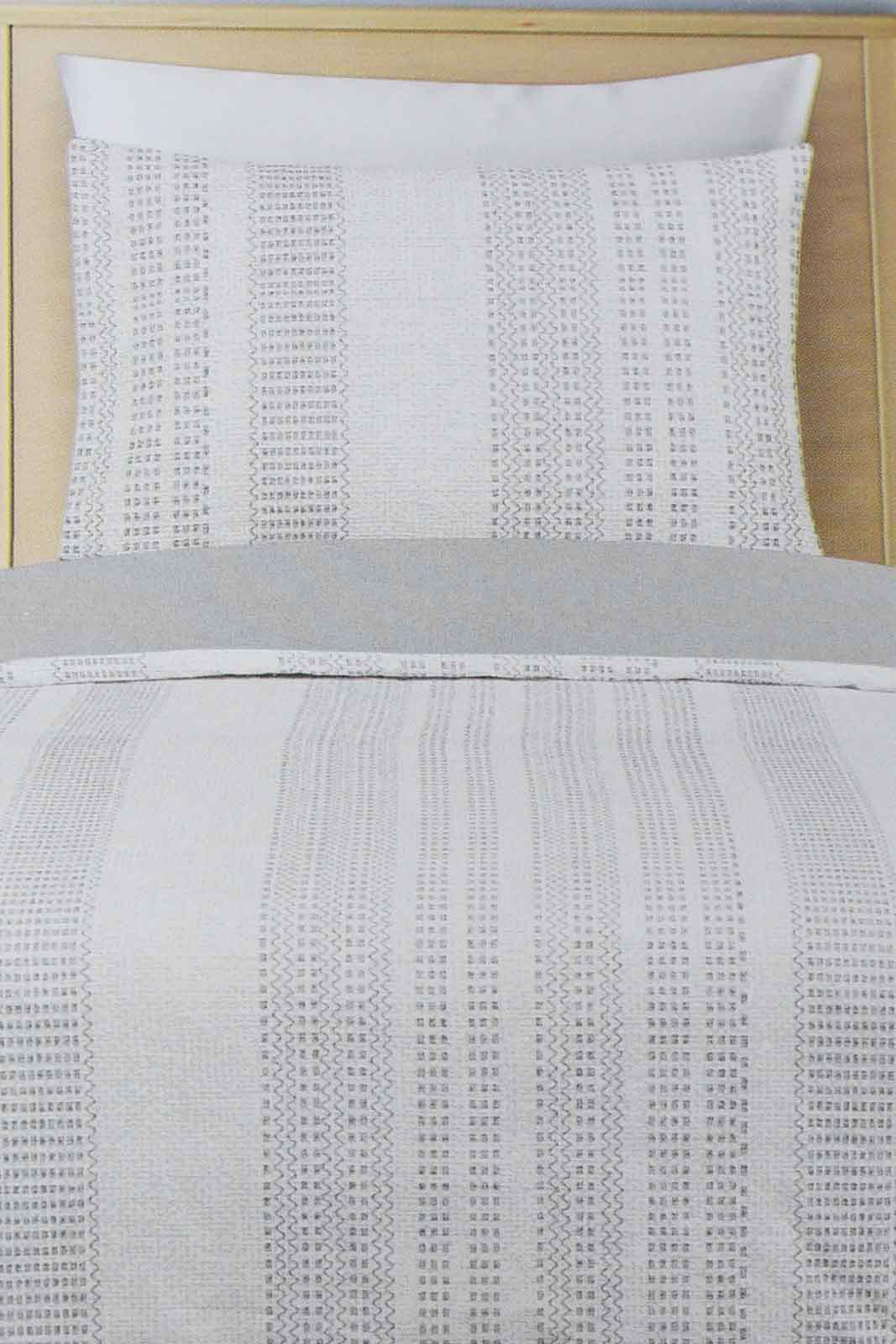 Redtag-Grey-Stripe-Reversible-2-Piece-Duvet-Cover-Set-(Single-Size)-Duvet-Covers-Home-Bedroom-