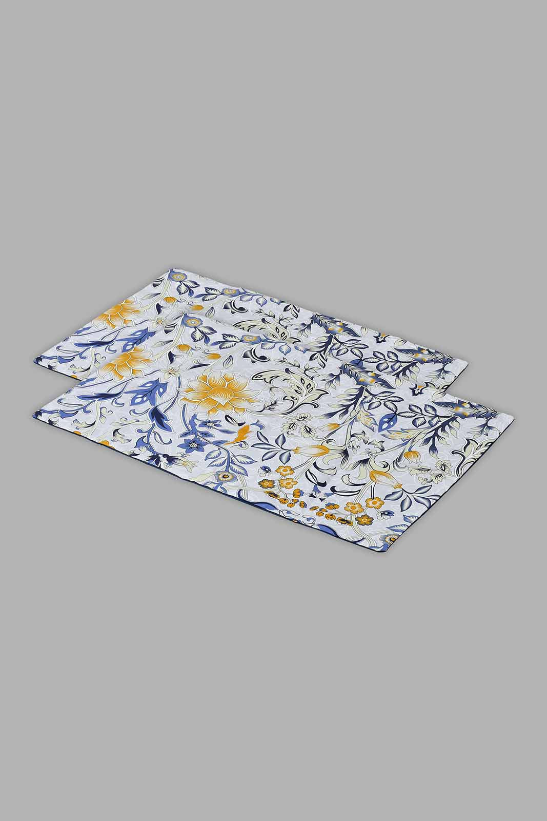 Redtag-Blue-Floral-Print-Reversible-3-Piece-Duvet-Cover-Set-(Double-Size)-Duvet-Covers-Home-Bedroom-